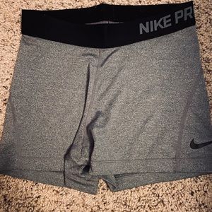 Nike pro spandex shorts
